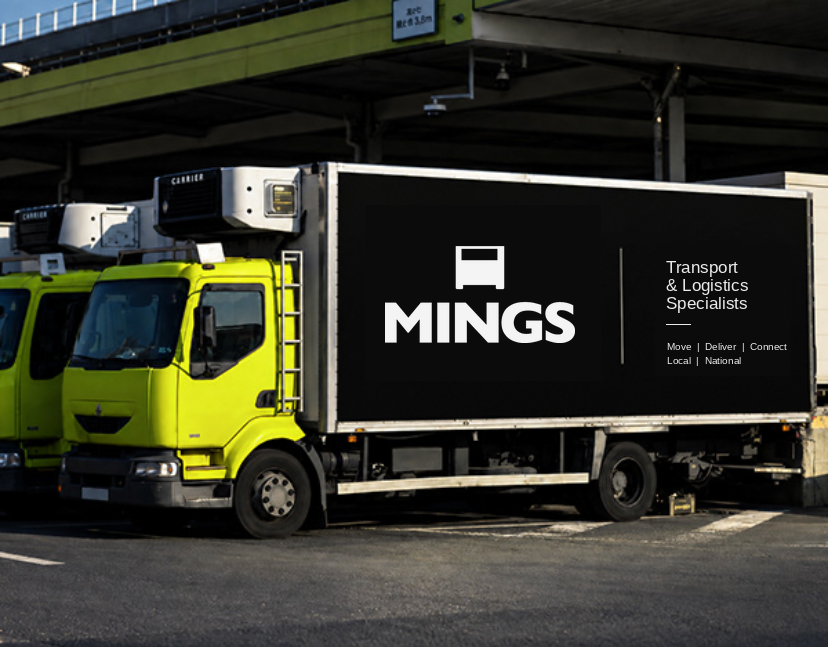 Mings truck branding